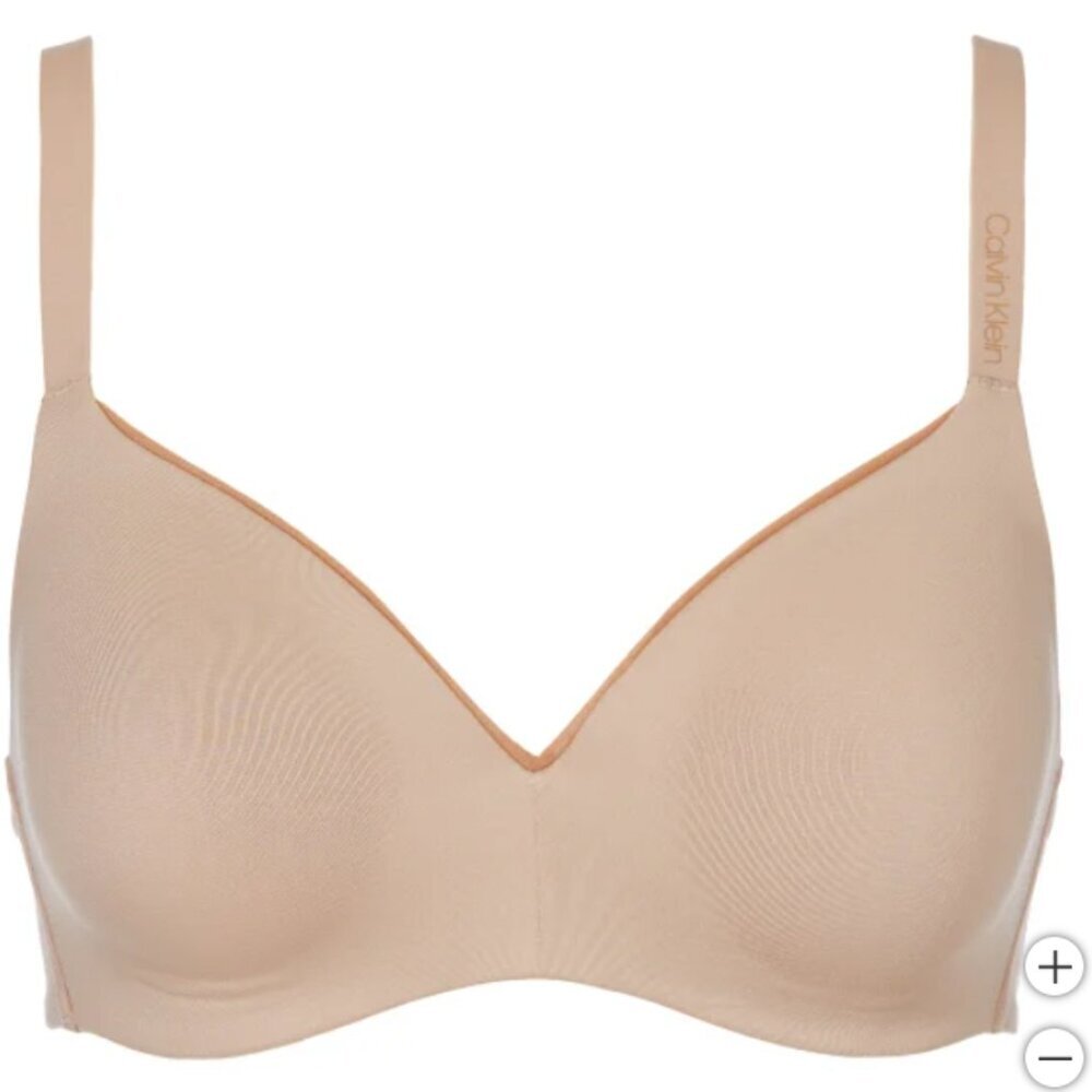 NWOT Calvin Klein Wire Free Bra | Beige